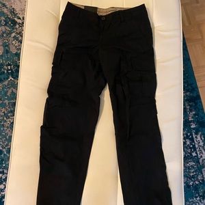 Banana republic ryan fit cargo pant black Sz4